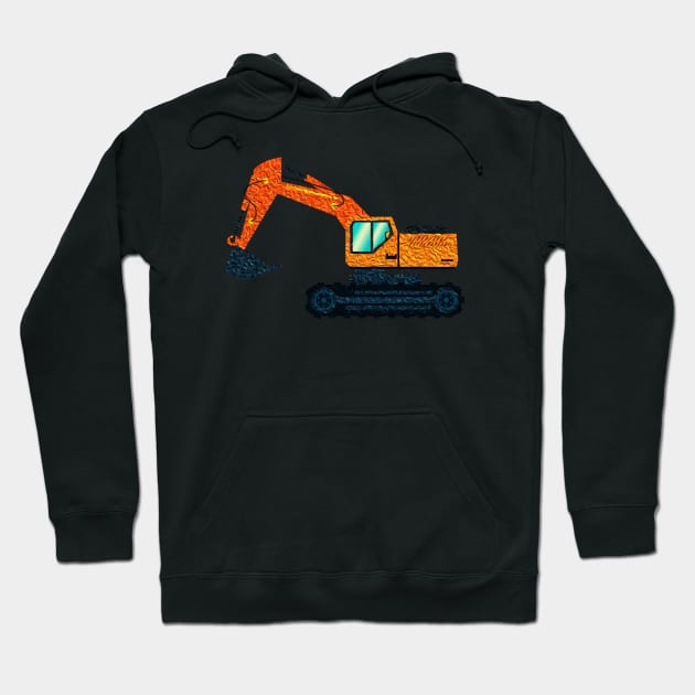 Excavator Hoodie by whatwemade